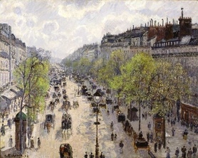 Camille Pissarro - Bulwar Montmartre, wiosna (Boulevard Montmartre, Spring)