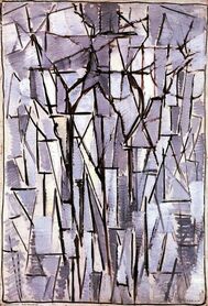 Piet Mondrian - Kompozycja z drzewami II