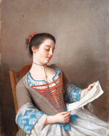 Jean-Étienne Liotard - Kobieta czytająca list