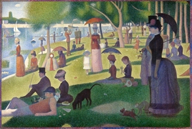 Georges Seurat - Niedzielne popołudnie na wyspie Grande Jatte