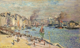 Claude Monet - Port of Le Havre 1 (oryginał)