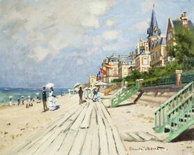 Claude Monet - Plaża w Trouville  