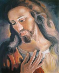 Pan Jezus - Brat Elia - obraz wg zdjęcia