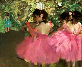 Edgar Degas - Różowe tancerki