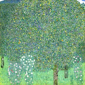 Gustav Klimt - Roses under the Trees