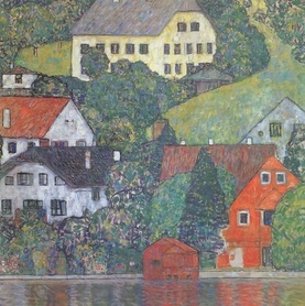 Gustav Klimt - Häuser in Unterach am Attersee 
