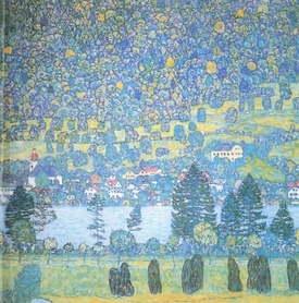 Gustav Klimt - Waldabhang in Unterach Am Attersee