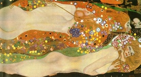 Gustav Klimt - Wasserschlangen II (Freundinnen) - Węże wodne II (Przyjaciółki)