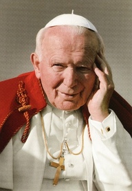  Święty Jan Paweł II - obraz na płótnie, ramie