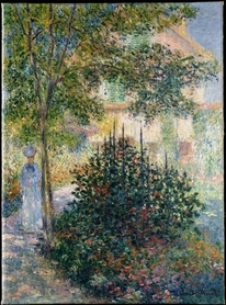 Claude Monet - Camille Monet in the Garden at Argenteuil 