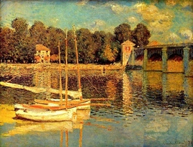Claude Monet - The Bridge of Argenteuil