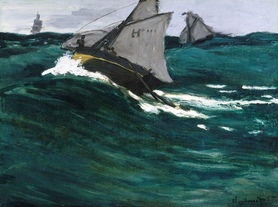 Claude Monet - The Green Wave/Zielona fala