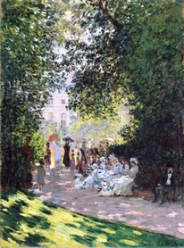Claude Monet - The Parc Monceau 