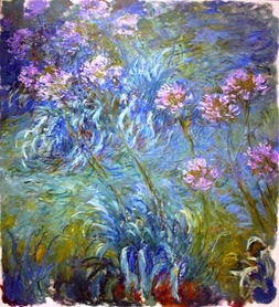 Claude Monet - Agapanthus 