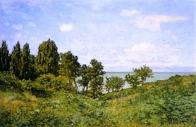 Claude Monet - By the Sea (Nad morzem)
