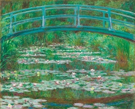 Claude Monet - The Japanese Footbridge 