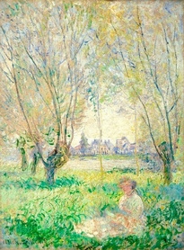 Claude Monet - Claude Monet Woman Seated under the Willows 