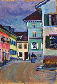 Wassily Kandinsky - Murnau. Top of the Johannisstrasse