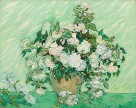 Vincent van Gogh - wazon z różami 