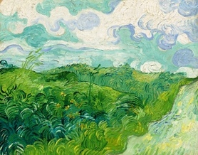 Vincent van Gogh - Zielone pola pszenicy
