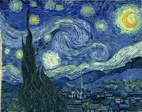 Vincent van Gogh -Gwiaździsta noc 
