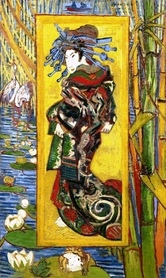 Vincent van Gogh - Kurtyzana (według Kesaï Eisena) 