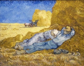 Vincent van Gogh - Południe - Odpoczynek od pracy (wg Milleta)