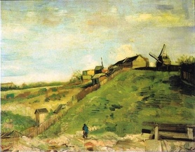 Vincent van Gogh - Wzgórze Montmartre z kamieniołomem II