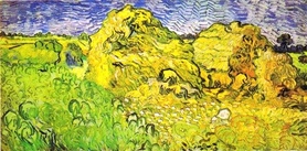 Vincent van Gogh - Pole ze stosami zboża
