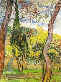 Vincent van Gogh - Ogród Szpitala Świętego Pawła 