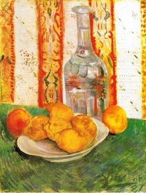 Vincent van Gogh - Butelka i cytryny na talerzu