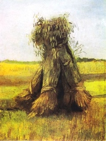 Vincent van Gogh - Snopy pszenicy w polu