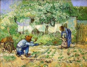 Vincent van Gogh - Pierwsze kroki (wg Milleta)