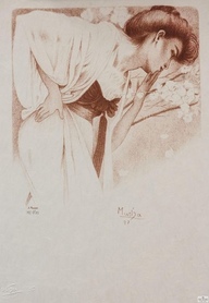 Alfons Mucha - melancholia