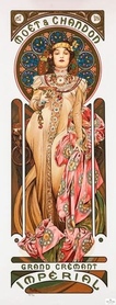 Alfons Mucha - Moet & Chandon 'Dry Imperial'