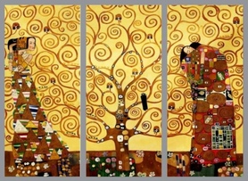  Gustav Klimt - Tree of Life (Drzewo życia) - TRYPTYK