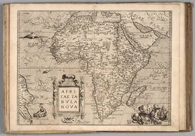 1570r. - Africae Tabula Nova.Ortelius, Abraham