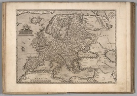 1570r. - Europae. Ortelius, Abraham
