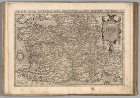 1570r. - Galliae Regni Potentiss.Ortelius, Abraham