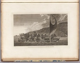 1785r. - Canoe, Sandwich Islands Cook, James