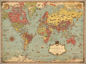 1931r. - Mapa Świata