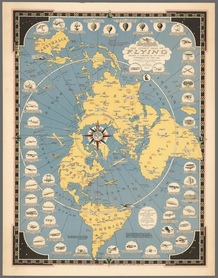 1942r. - Mapa Lotnictwa