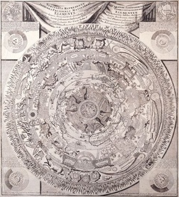 1603r. - Antique Maps of the World - Celestial Map