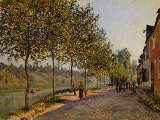 Alfred Sisley - June Morning in Saint-Mammès (Czerwcowy Poranek w Saint-Mammès)