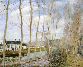 Alfred Sisley - The Loing's Canal