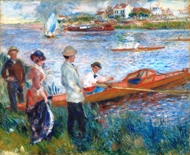 Auguste Renoir - Wioślarze w Chatou (Oarsmen at Chatou)