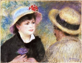 Auguste Renoir - Żeglarska Para (Boating Couple)