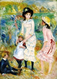 Auguste Renoir - Dzieci nad morzem w Guernsey (Children on the Seashore, Guernsey)