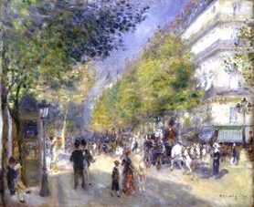 Auguste Renoir - The Grands Boulevards