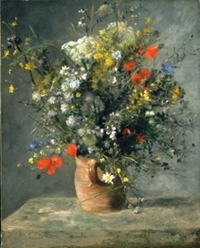Auguste Renoir - Kwiaty w wazonie (Fleurs dans un vase)